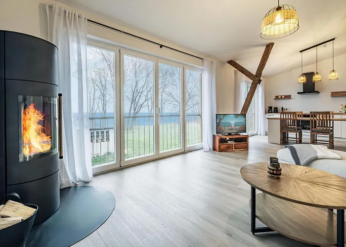 Ostscheune Am Muehlendamm - Meerblick, Sauna Und Ofen * Steinbergkirche