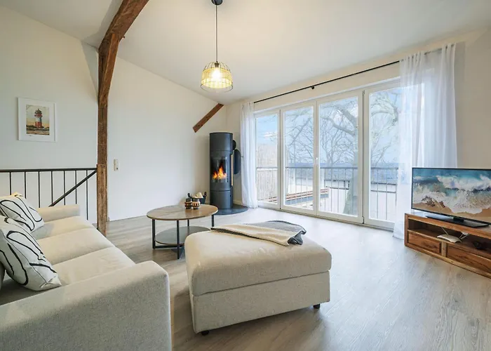 Ostscheune Am Muehlendamm - Meerblick, Sauna Und Ofen 아파트 *