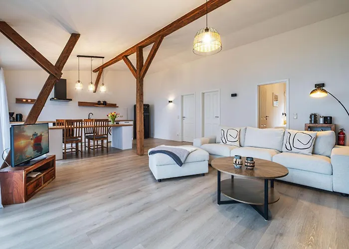 Ostscheune Am Muehlendamm - Meerblick, Sauna Und Ofen 아파트 *